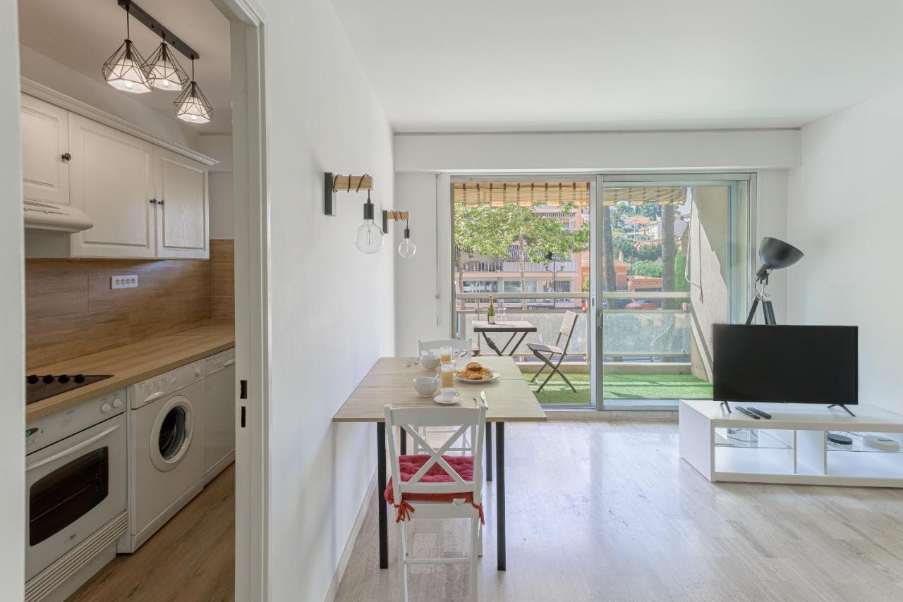 Cosy Studio - Centre Cannes - Terrasse - Clim - Wifi Экстерьер фото